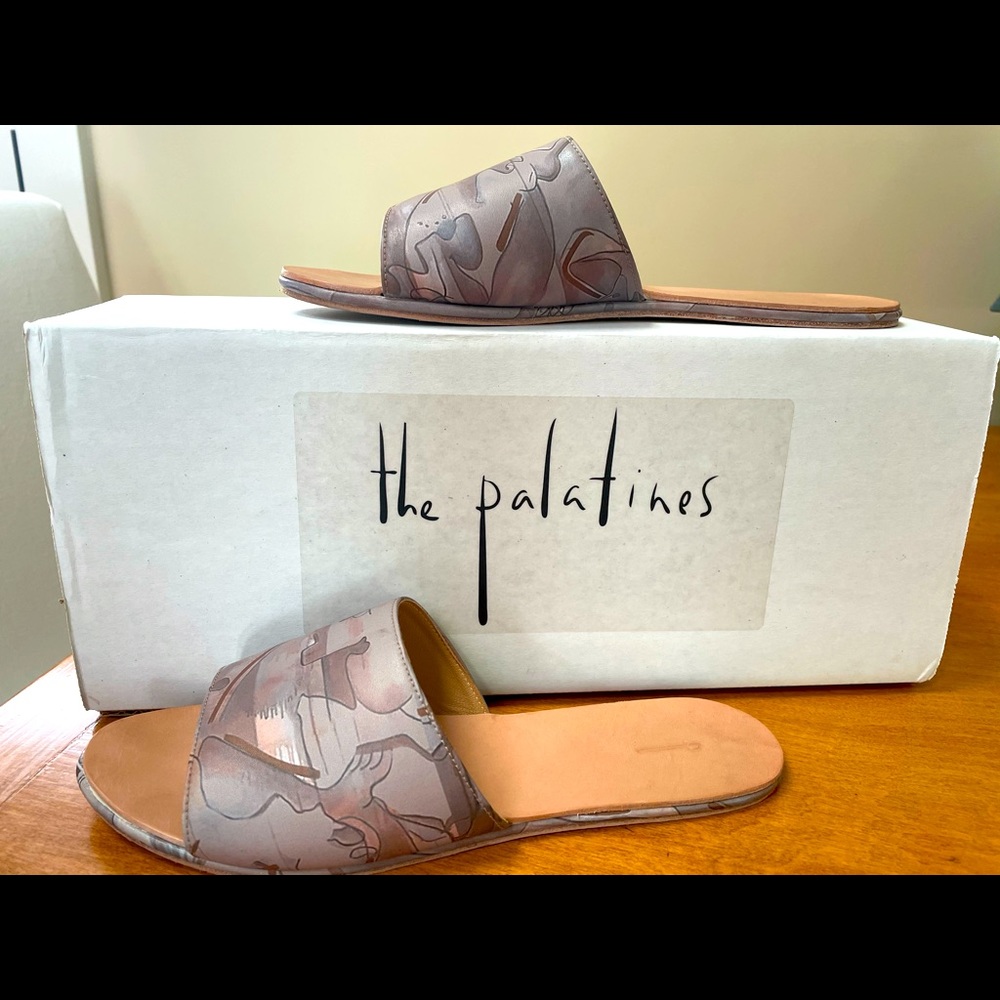 Palatines Caelum flat slide sandal Habitus design